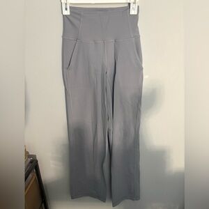 Lululemon High-Rise Straight Gray Pants
